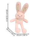 Plush Bag Pendant Keychain with Pull-Up Ears for Stress Relief
