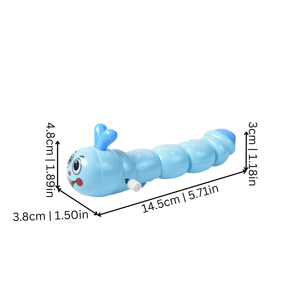 Cute Clockwork Caterpillar Toy for Crawling Fun