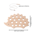 Wooden Montessori Lacing Toy with Beads and Buttons