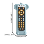 Baby TV Remote Toy with Music, Lights, and Sensory Play