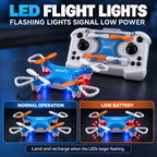 Mini RC Drone with Controller Storage Case & 360° Flips