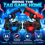 2-Player Infrared Laser Tag Set with 2 Blasters & 2 Wearable Targets