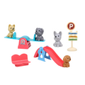 Available Set: 8pcs Dog Slide, 8pcs Blue Dog, 8pcs Pink Dog, 9pcs Cat - main product image