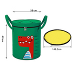 Toy Storage Basket with Play Mat Combo