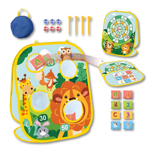 Animal Toss Game with Bean Bags - main product image