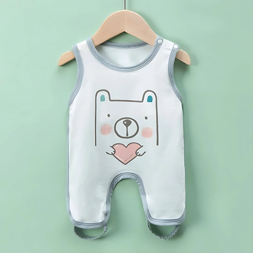 Breathable Cotton Baby Romper - main product image