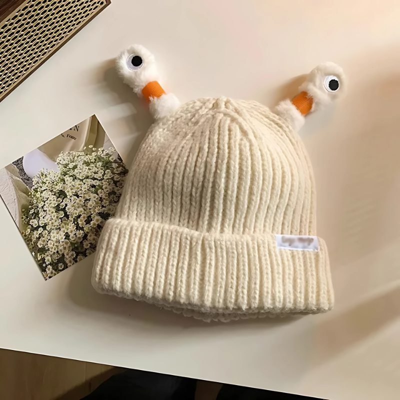 Magical Glowing Monster Knit Hat for Winter Fun
