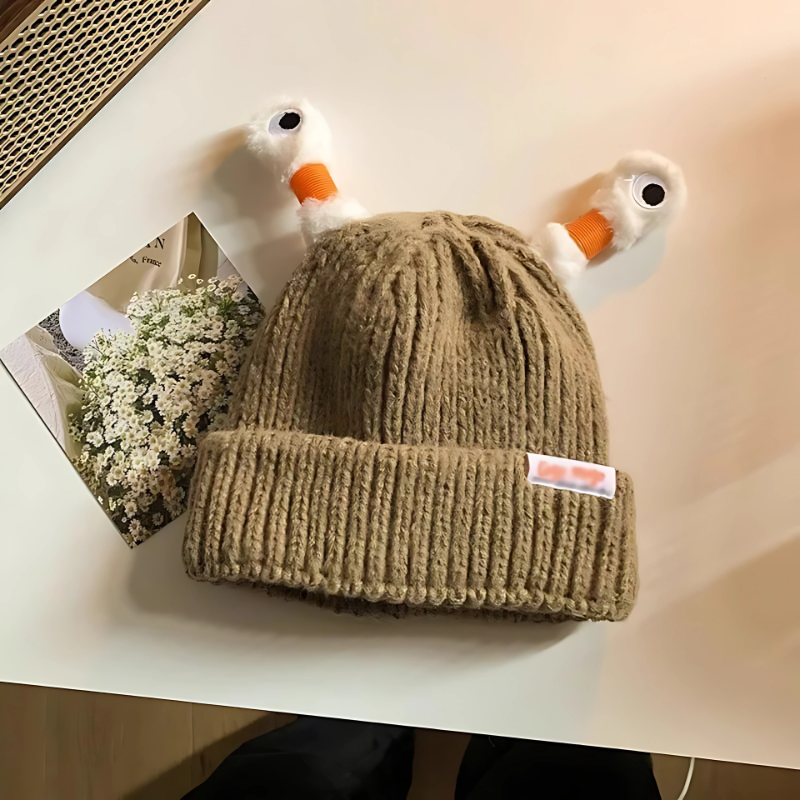 Magical Glowing Monster Knit Hat for Winter Fun