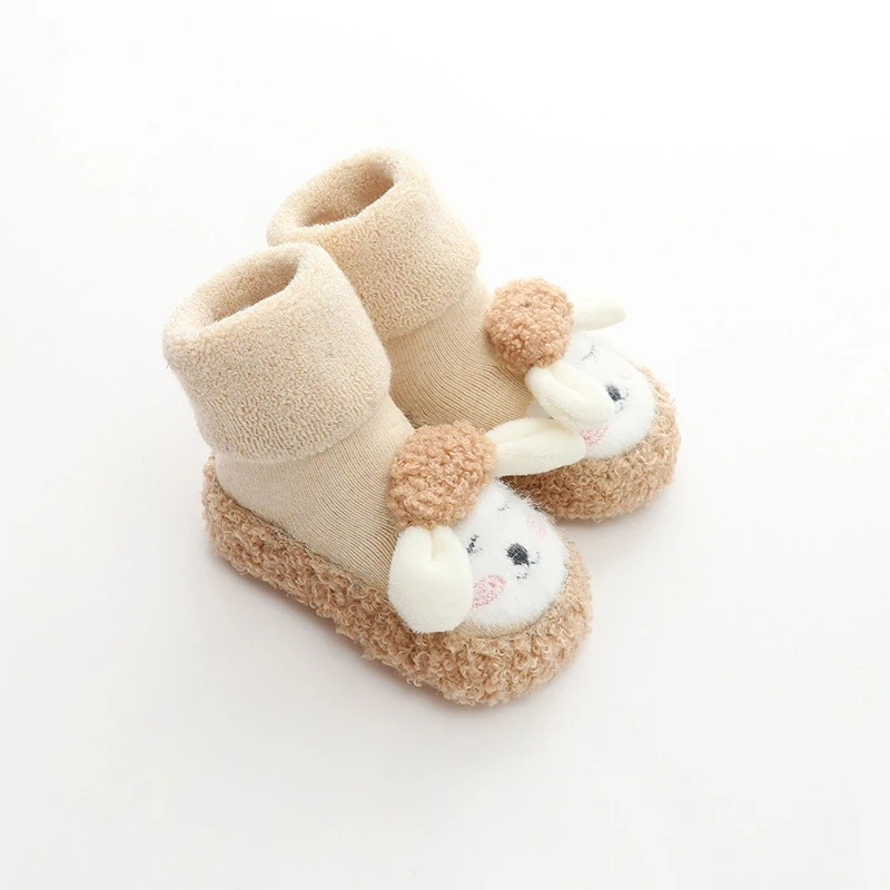 Plush Cartoon Shoes for Cozy Baby Feet - main product image