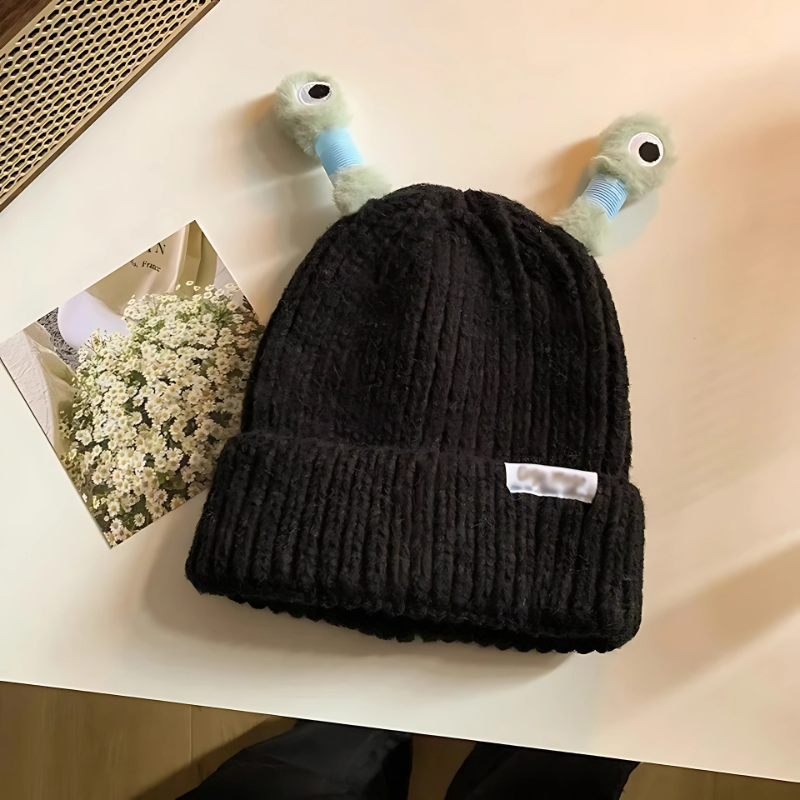 Magical Glowing Monster Knit Hat for Winter Fun