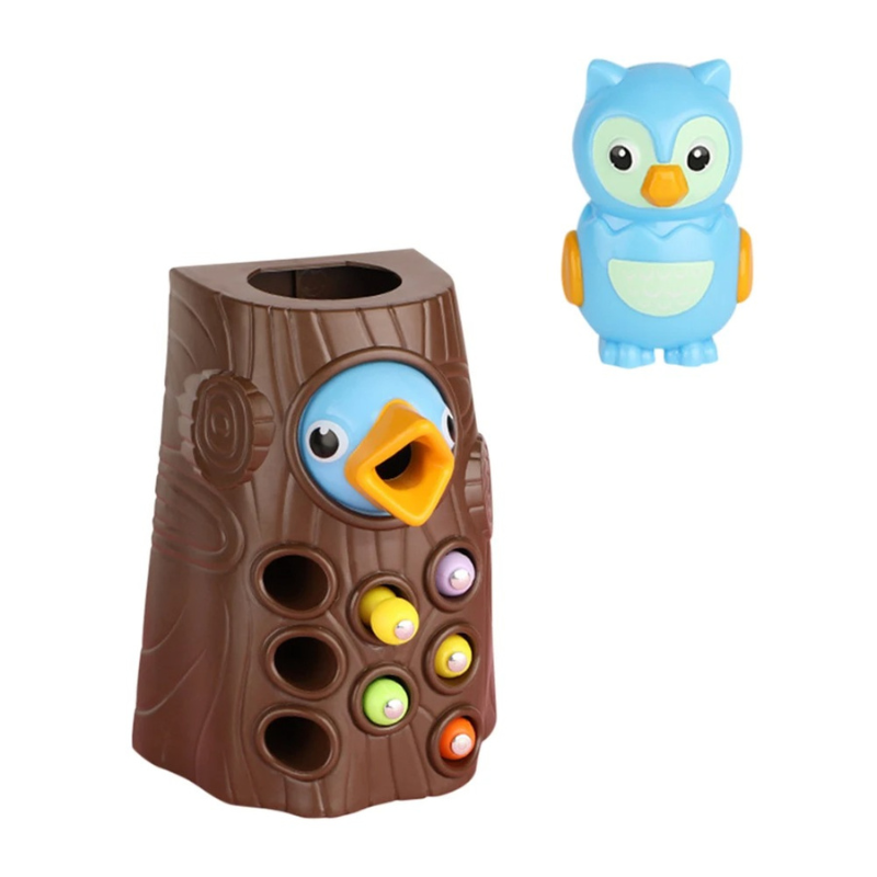 Interactive Woodpecker Feeding Game