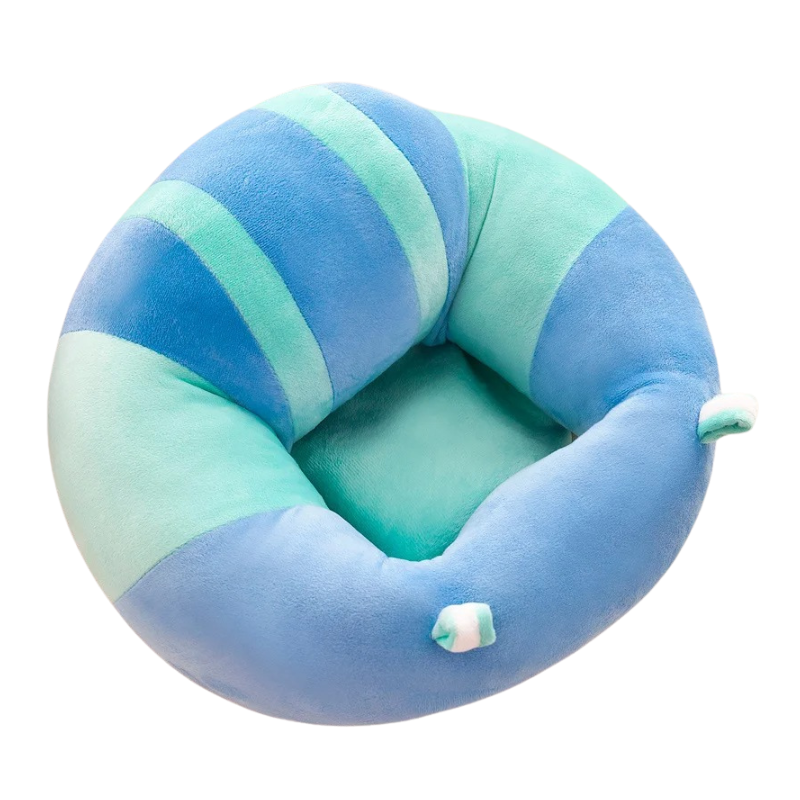Ultra-Soft Plush Baby Floor Seat for Cozy Support - main product image