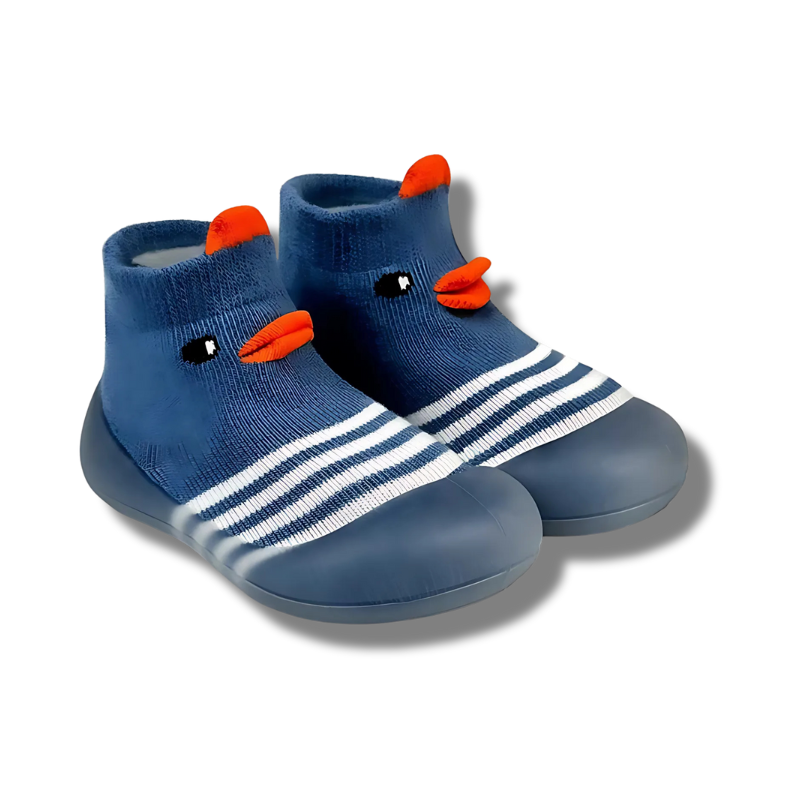 Grip Socks with 3D Animal Faces