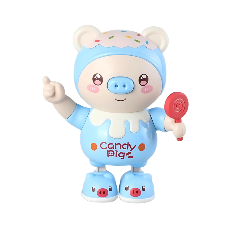 Interactive Dancing Pig Toy with Music and Lights - main product image