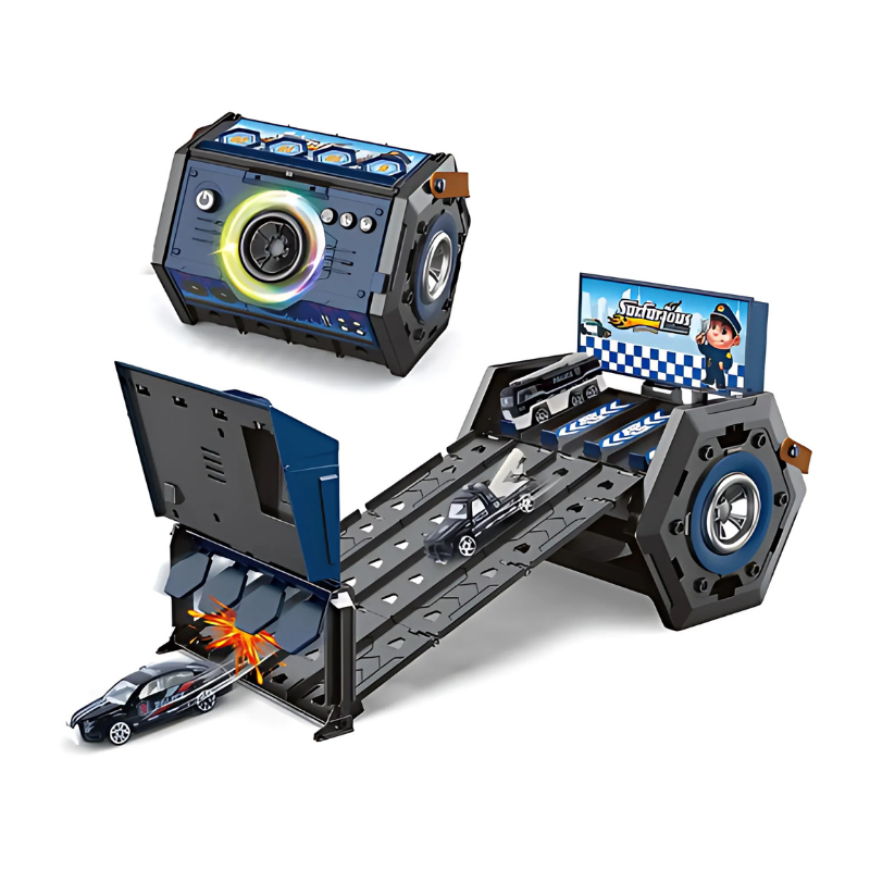 Portable Track Set with Lights and Music