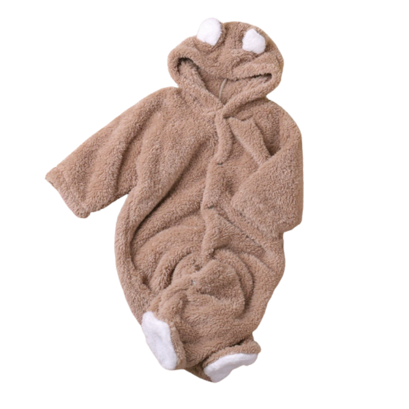 Hooded Baby Romper - main product image