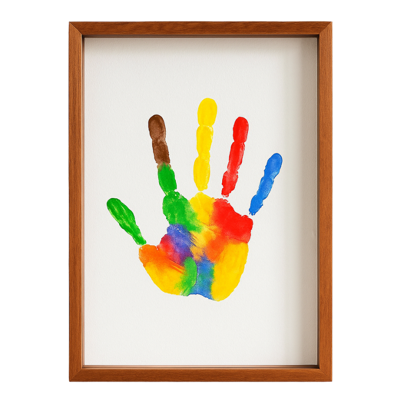 DIY Handprint Painting Keepsake Kit