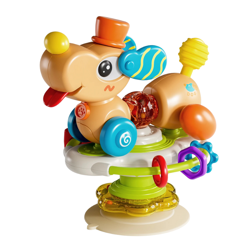 Suction-Cup Puppy Toy