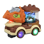 Interactive Dinosaur Music and Light Vehicle - main product image