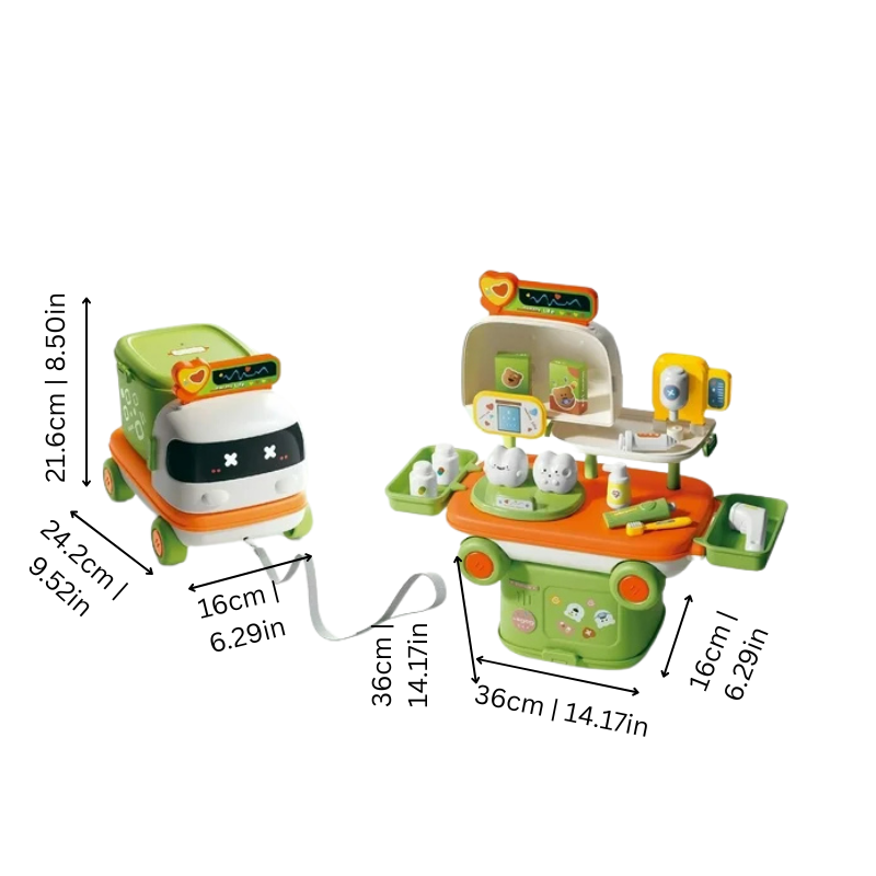 Doctor Trolley Playset with Storage