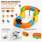 3D STEM Train Track Building Set