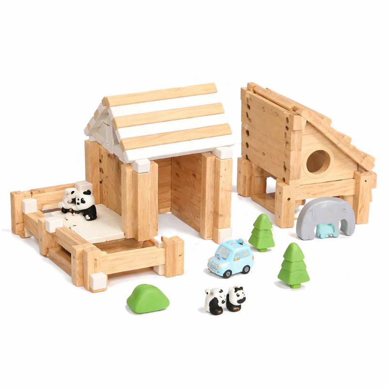 Natural Wooden Building Blocks