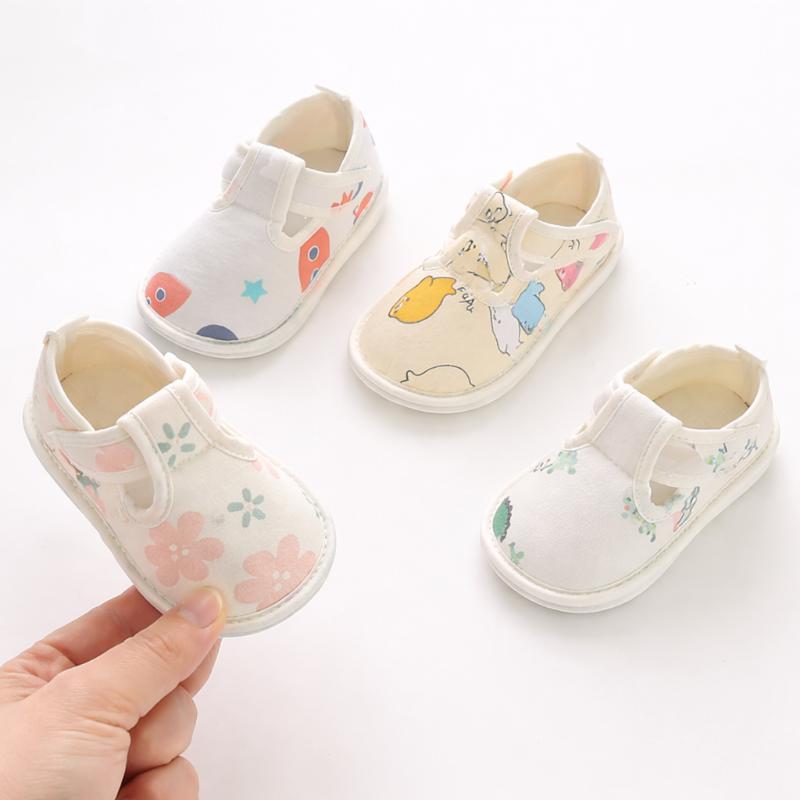 Breathable Cotton Cartoon Shoes for Baby Steps