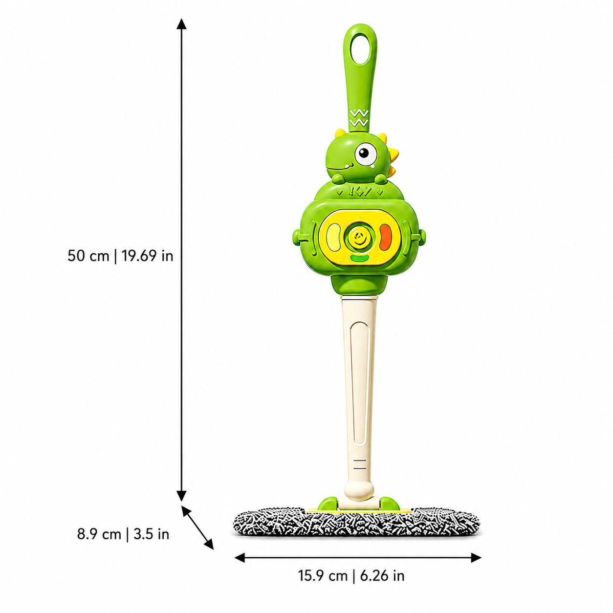 Pretend Cleaning Mop Toy for Housework Play, Lights and Sounds