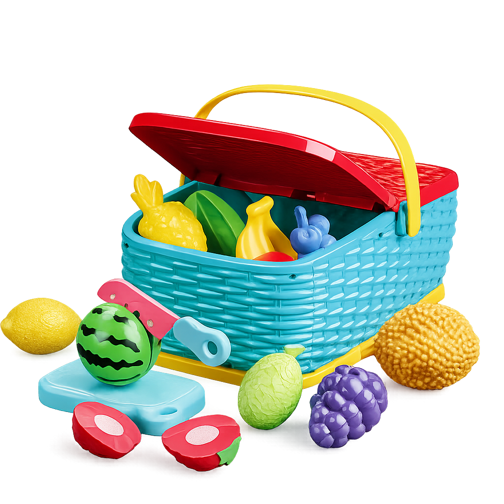 Pretend Food Playset for Picnics, Tea Parties and Little Chefs