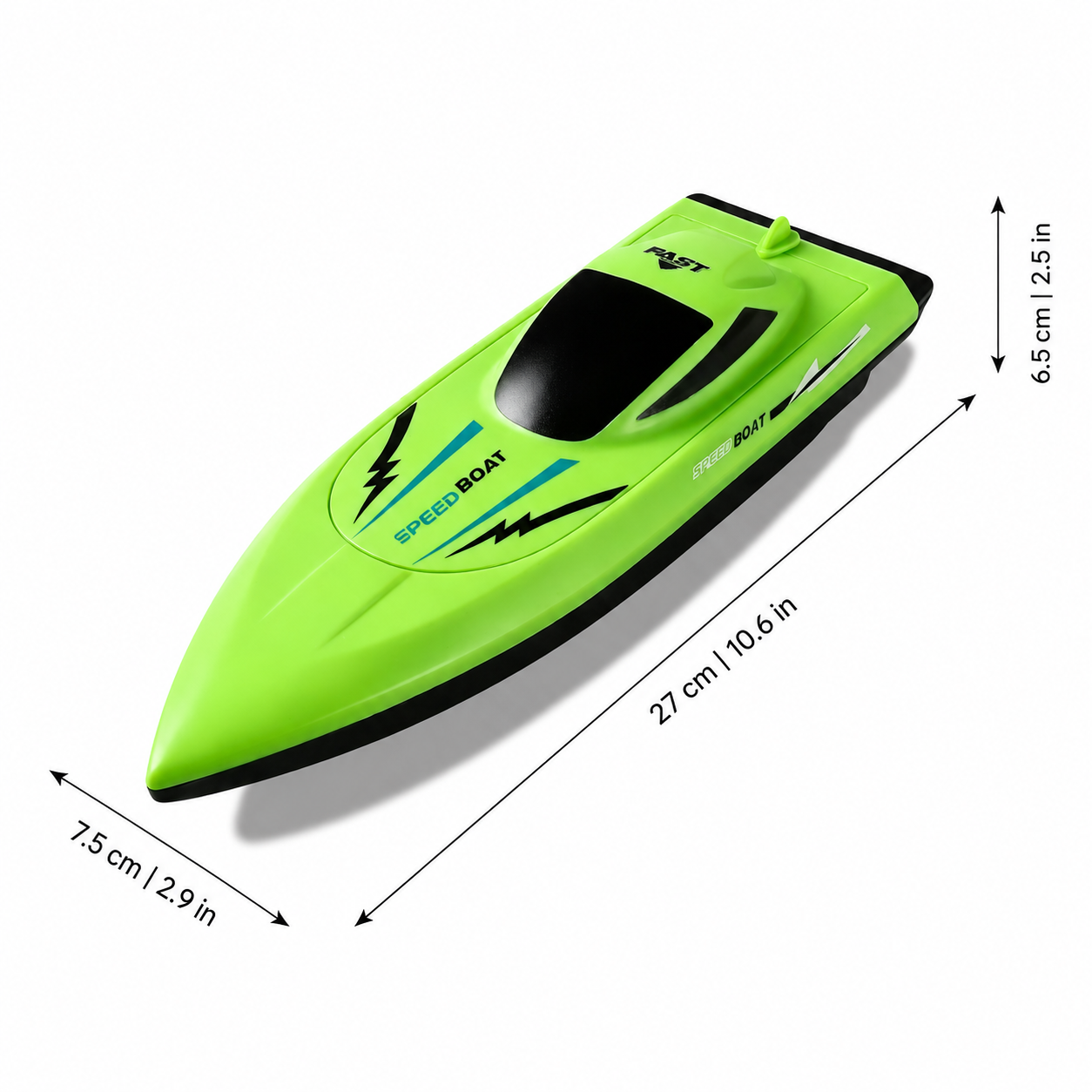 2-Pack RC Speedboats for Pool and Lake Racing