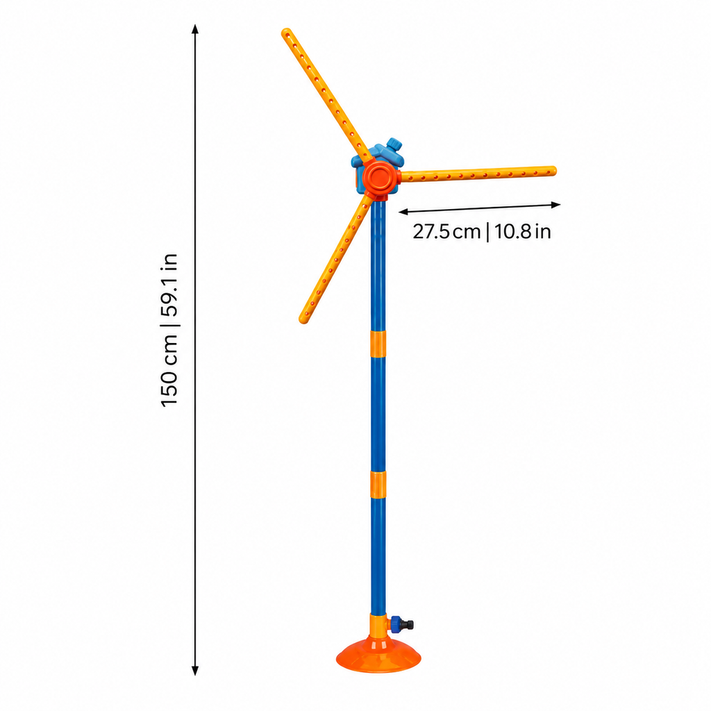 360° Rotating Sprinkler Toy for Summer Lawn Play