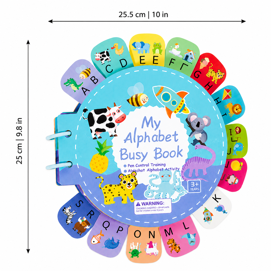 Reusable Letter Tracing Book for Preschool Writing Skills