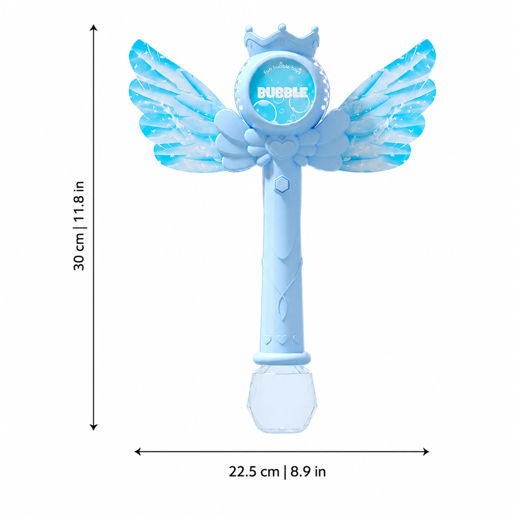 Angel Wing Bubble Wand for Magical Playtime