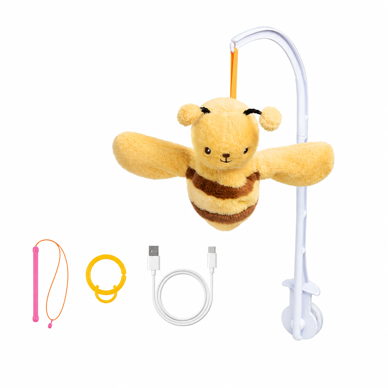 Hanging Plush Bird Toy for Stroller, Crib and Calm Sleep - main product image