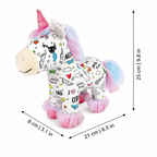 Washable Plush Coloring Kit for Creative Kids and Magical Play