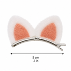 Fluffy Cat Ear Hair Accessories for Girls and Dress-Up Fun
