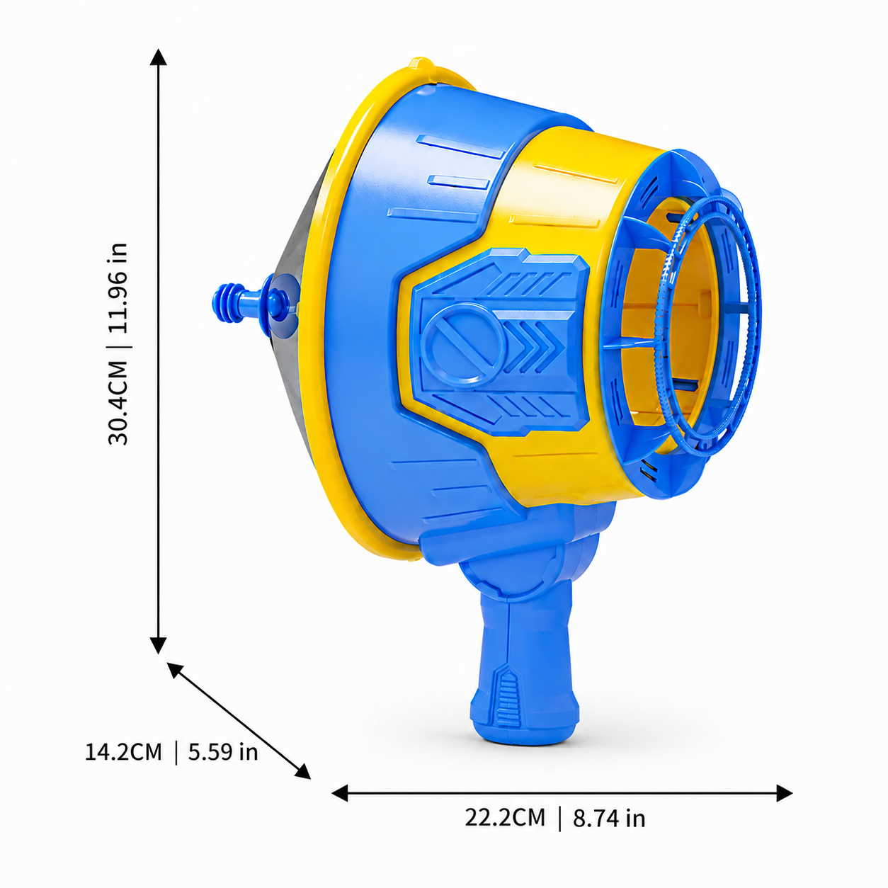 Multi-Hole Bubble Maker for Fast Outdoor Bubble Bursts