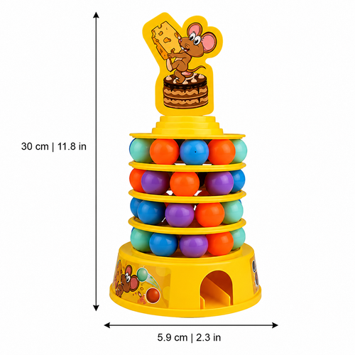 Balance Tower Ball Game for Family Fun
