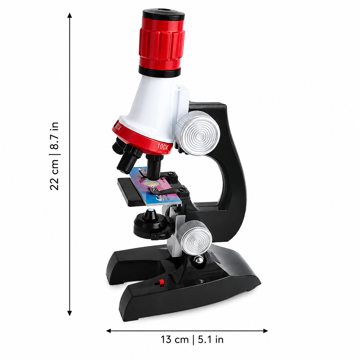 Educational Microscope Kit for Kids, Curiosity and First Science Fun