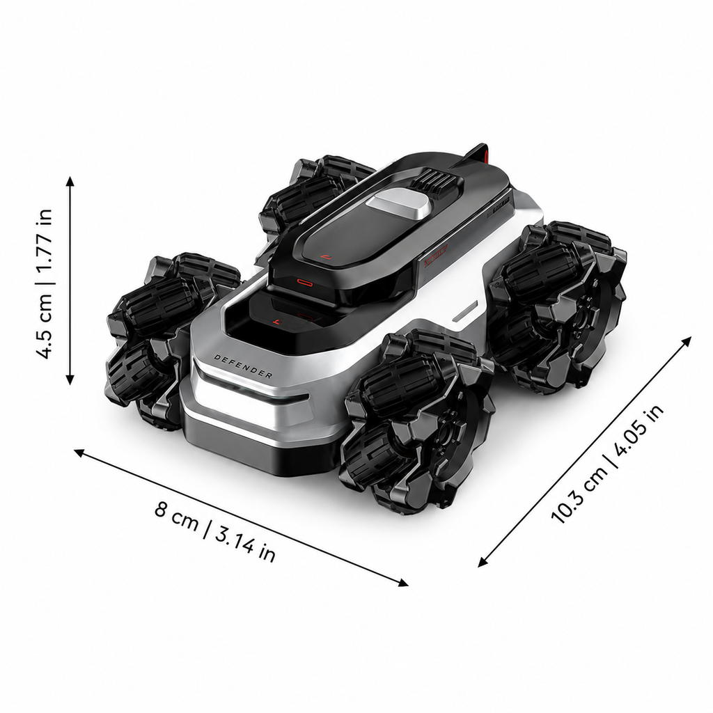 Amphibious RC Stunt Car for Water Racing, Slides and Wild Tricks