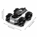 Amphibious RC Stunt Car for Water Racing, Slides and Wild Tricks