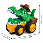 Dancing Crocodile Stunt Car for Wild Racing Adventures