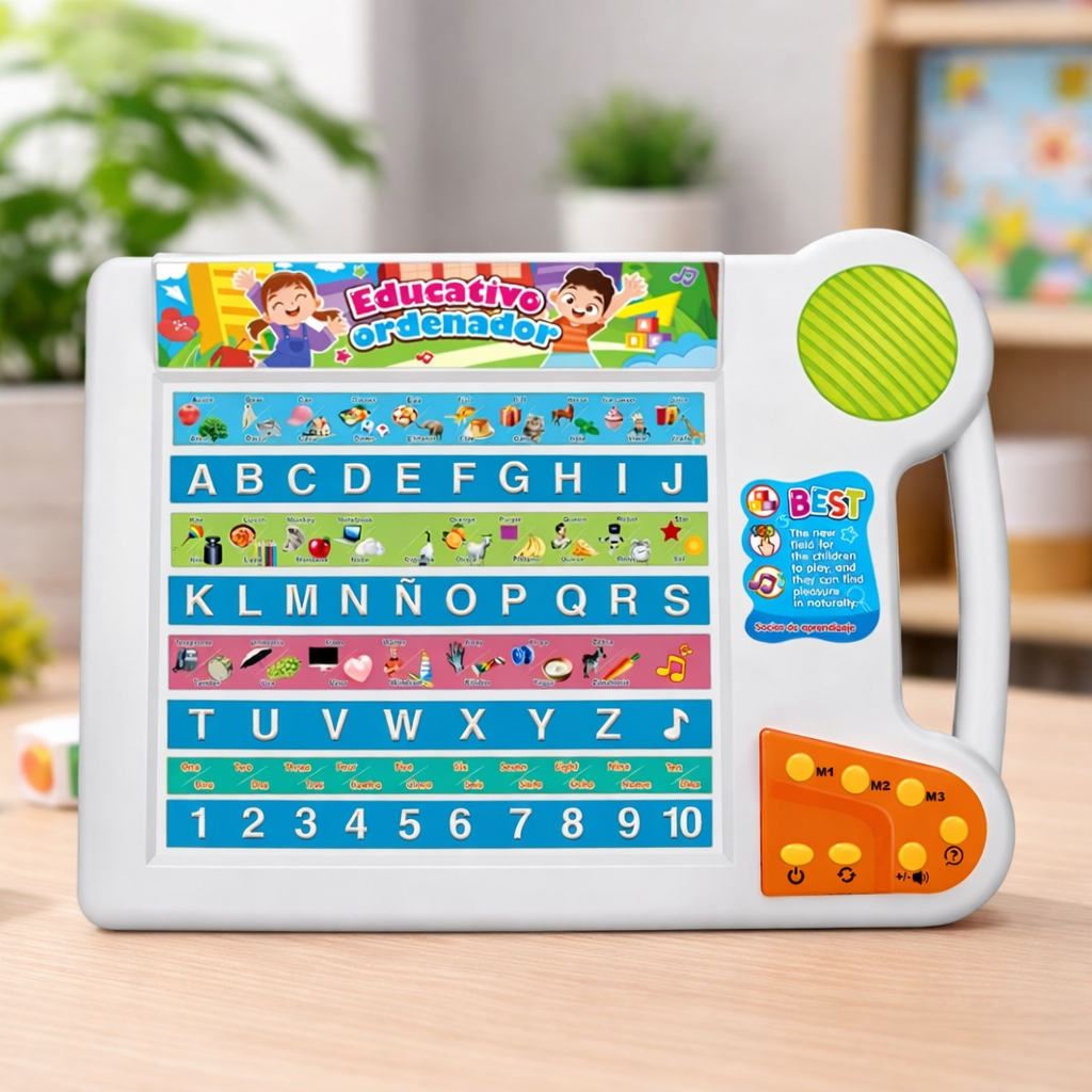 Montessori Bilingual Learning Pad for Early Education - main product image