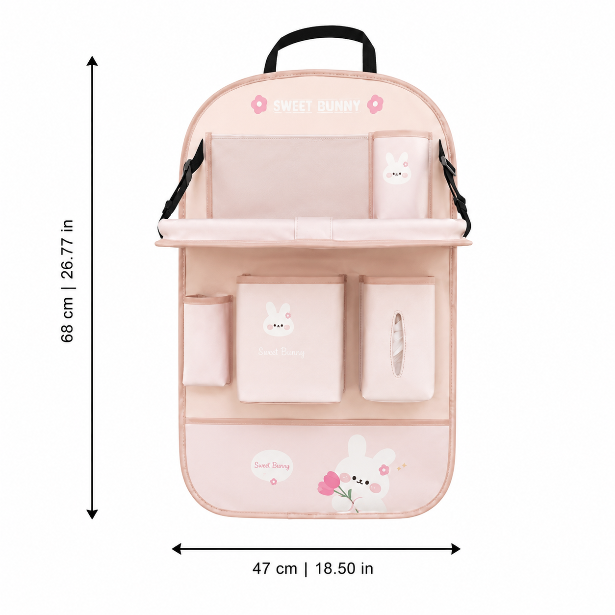 Foldable Car Tray Organizer for Kids On the Go