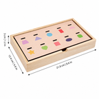 Wooden Matching Game for Early Learning and Cognitive Play
