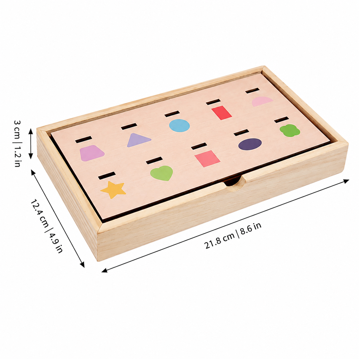 Wooden Matching Game for Early Learning and Cognitive Play