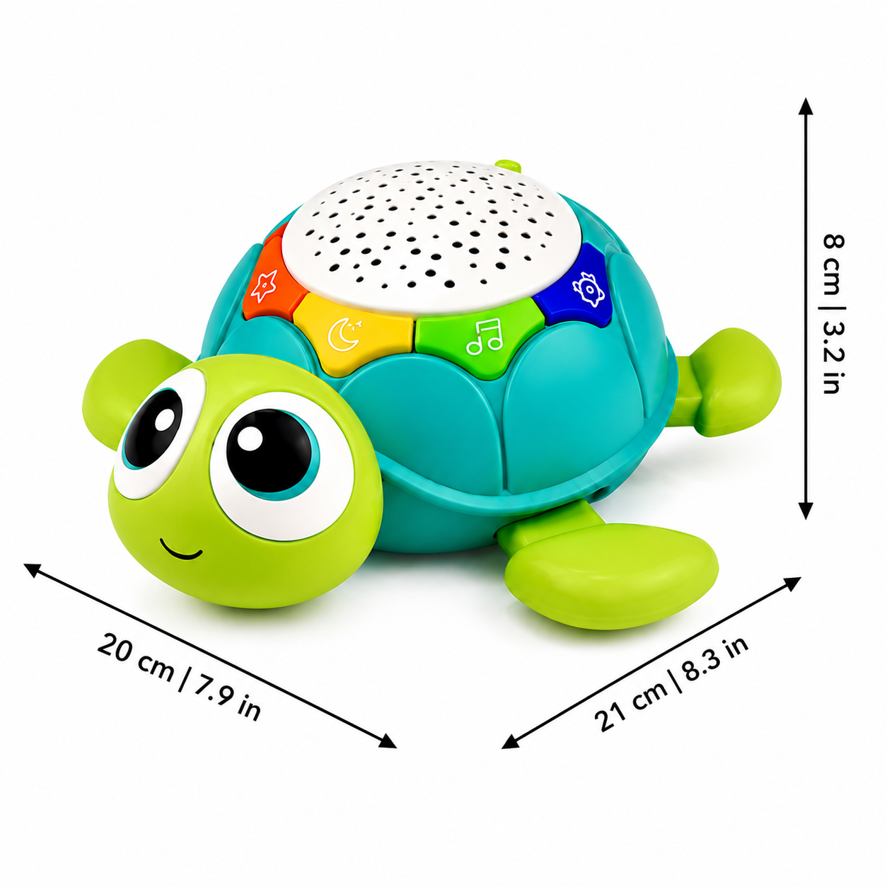Interactive Musical Crawling Toy for for Sensory Baby Play