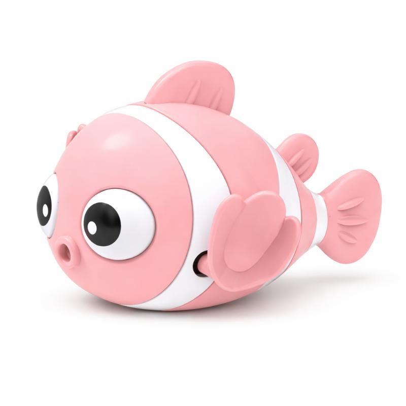 Swinging Clown Fish Toy for Bath Fun