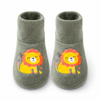 Winter Warm Anti-Slip Plush Baby Socks with Cartoon Style - main product image