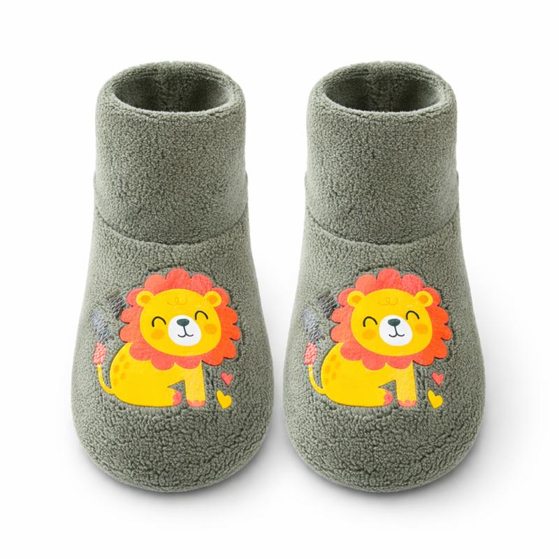 Winter Warm Anti-Slip Plush Baby Socks with Cartoon Style - main product image
